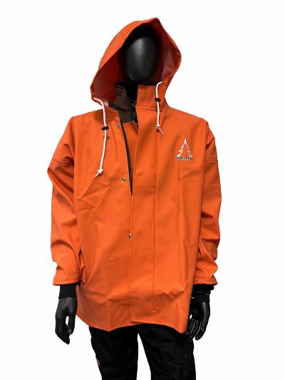 Bontex/Heavy Duty, regnjakke, m/neoprenmanchet, orange, Hov