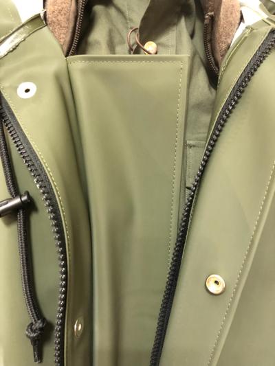 Bontex/Heavy Duty, regnjakke, m/neoprenmanchet, grøn, Hovedn