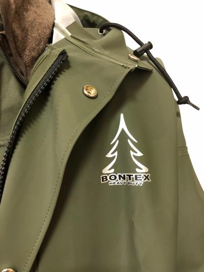 Bontex/Heavy Duty, regnjakke, m/neoprenmanchet, grøn, Hovedn