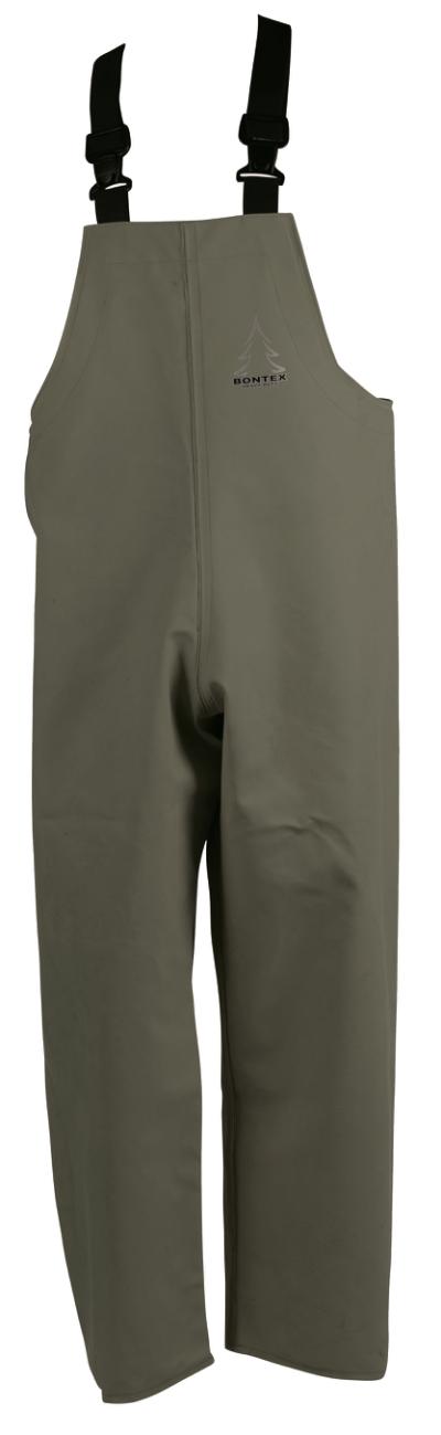 Bontex/Heavy Duty, regnoverall, grøn pvc, str. XL