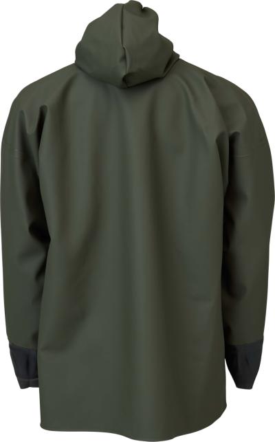 Bontex comfort, regnjakke m/ gummimanchet, grøn, Hovednr.