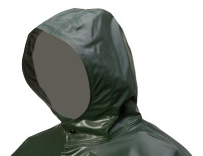 Bontex comfort, regnjakke m/ gummimanchet, grøn, Hovednr.