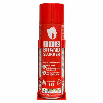 112, Brandslukker, 400ml, med holder