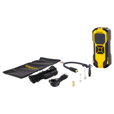 Stanley, Mini luftkompressor, 6000mAh powerbank, 10bar