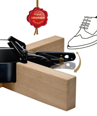 UDGÅET Krinner,Kopenhagen, egetræ/sort, max Ø12 cm, H 250 cm