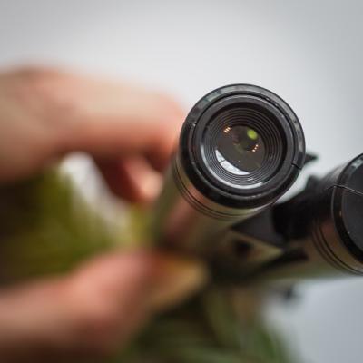 Lup, 30 x forstørrelse, med lys