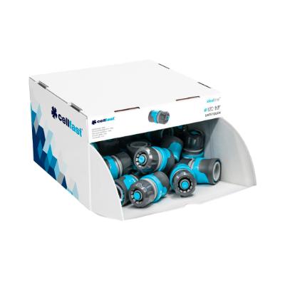 Cellfast, Slangekopling m. stop, 1/2