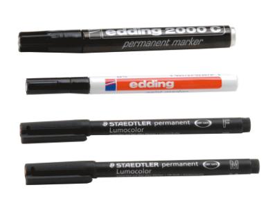 Edding 751, tusch, vandfast/lysægte, sort