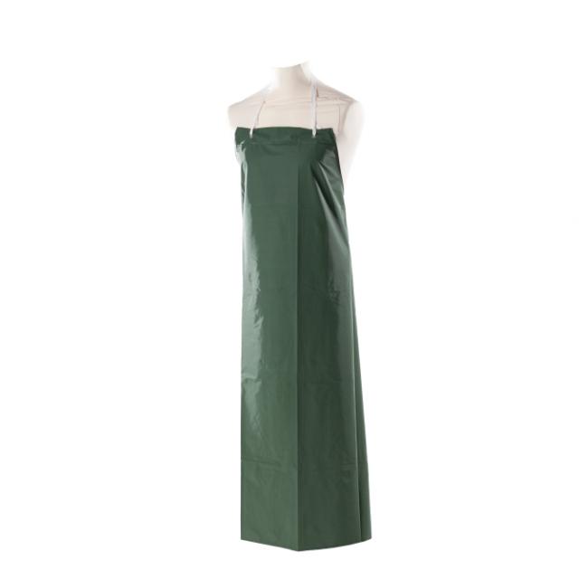 Forklæde, PVC, grøn, one-size