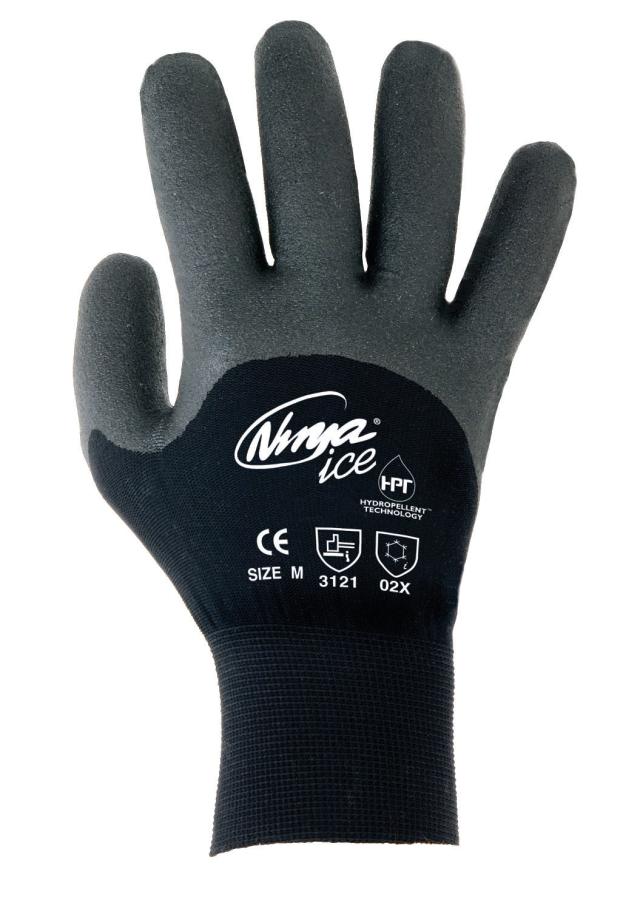 Ninja Ice, handske m/for, halvdyppet, str. 10