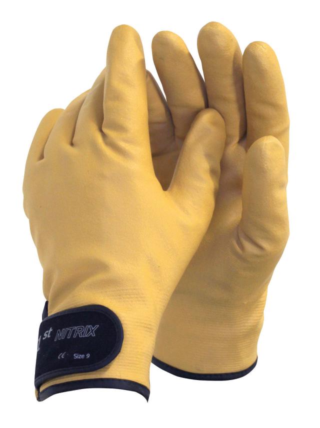 Nitrix, vinterhandske m/for, heldyppet, str. 10
