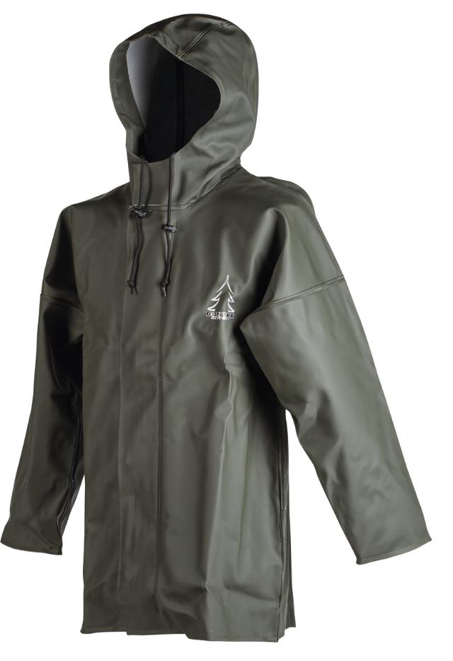 Bontex/Heavy Duty, regnjakke, grøn pvc,  str. XXL