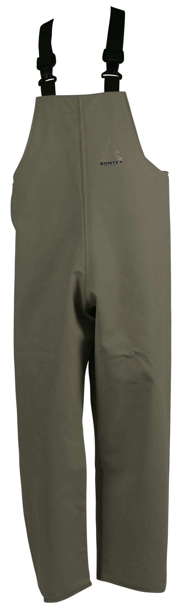 Bontex/Heavy Duty, regnoverall, grøn pvc, str. XL