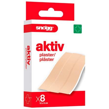 Snøgg, Plaster , Aktiv 8 stk. klippeplaster , 6cm x 10cm
