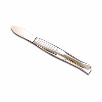 Pincet, flad, 8cm