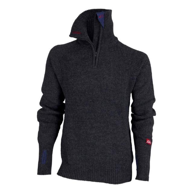 Ulvang, Rav, sweater m/zip, unisex, charcoal, (profil), Hove