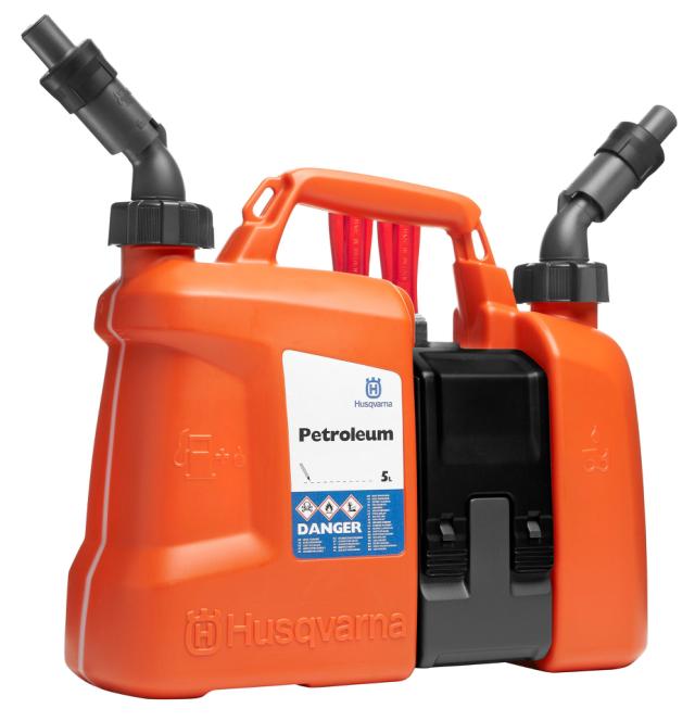 Husqvarna, kombidunk til benzin (5 L) og olie (2 L)