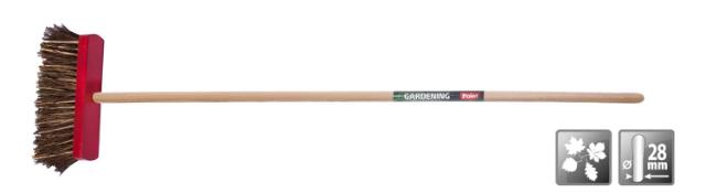 Polet, Gadekost 310 mm, Piassava, Inkl. 150 cm træskaft