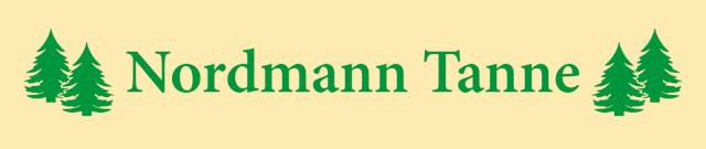 Juletræsbanner  Nordmann Tanne 60X285 cm Polyester