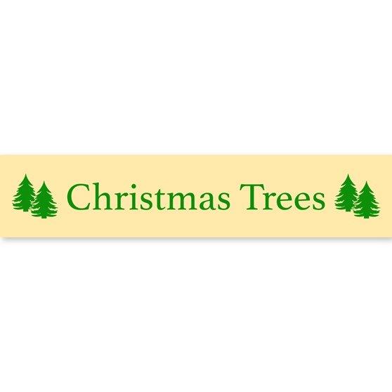 Juletræsbanner  Christmas Trees 60X285 cm Polyester