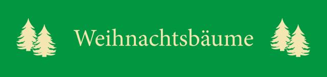 Juletræsbanner Weihnachtsbäume, grøn/ beige 60X285 cm Polye