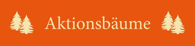 Juletræsbanner  Aktionsbäume, Orange/ beige 60X285 cm Polyes