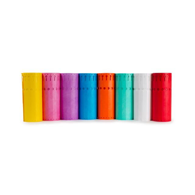 Sløjfeetiket m/nummer, PVC, 1000 stk., hovednr.