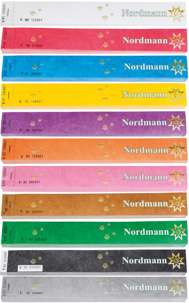 Juletræsmærker, Nordmann DK, Tyvek, hovednr.