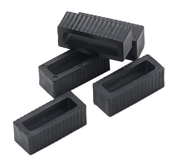 Opbindingsklods, 50 mm, hård plast, sort,  pris pr. stk.,100
