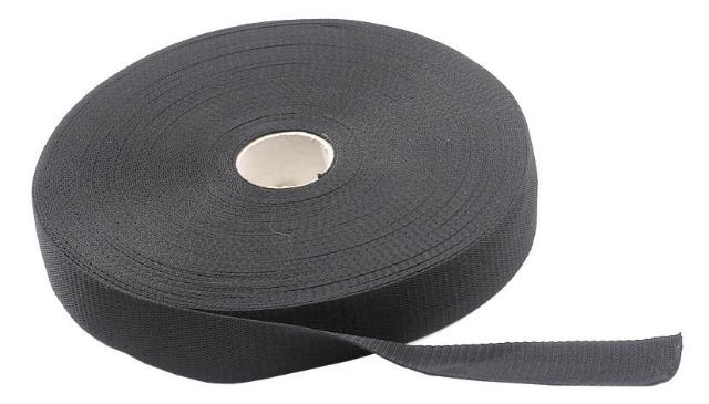 Opbindingsrem, sikkerhedssele, polyester, 50 mm bred, 50 m