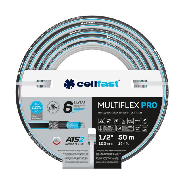 Cellfast, Haveslange 6-lag, 50m, Ø12,5mm