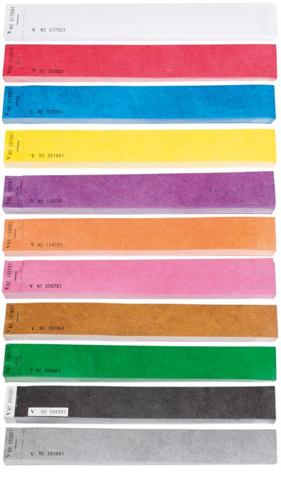 Juletræsmærker, Triwi DK, Tyvek, 3,8 x 30 cm, 100 stk., hvid