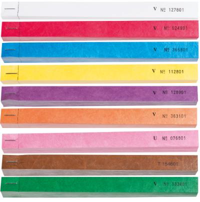 Juletræsmærker, smal, 1,9 x 23 cm, Tyvek DK, 100 stk., rød